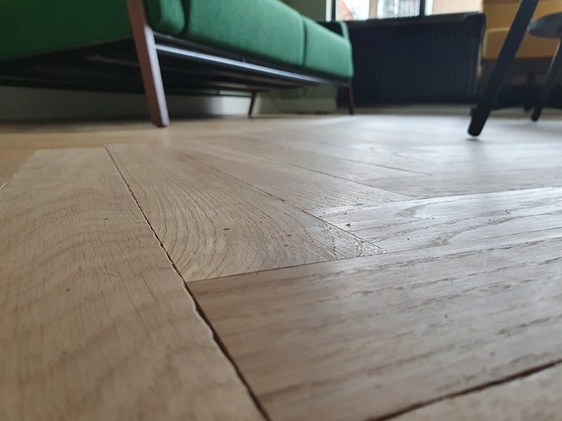 bewerking houten vloer friesland